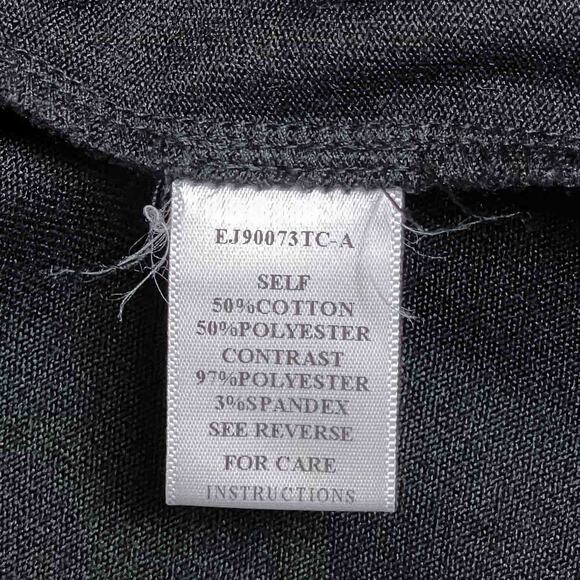 En Crème Black White Aztec Pattern Open Front Cardigan Sweater Size M - Picture 4 of 7